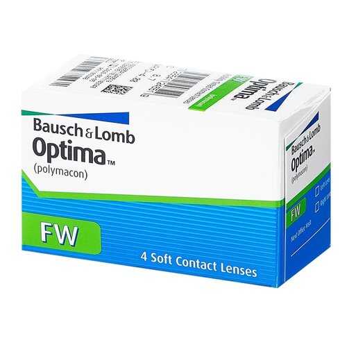 Контактные линзы Optima FW 4 линзы R 8,4 -2,75 в Горздрав
