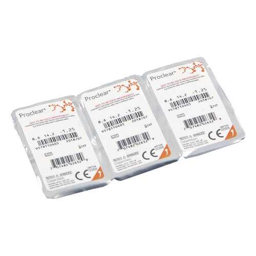 Контактные линзы Proclear 3 линзы R 8,6 -5,75 в Горздрав