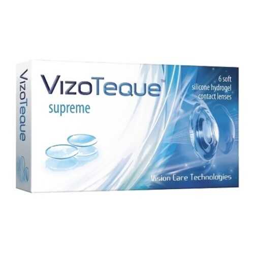 Контактные линзы VizoTeque Supreme 6 линз R 8,6 -2,50 в Горздрав