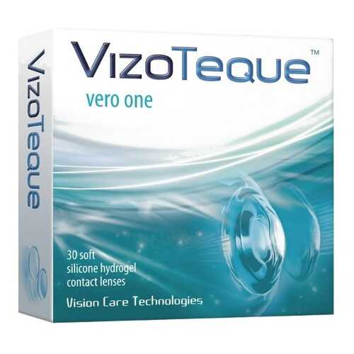 Контактные линзы Vizoteque Vero One 30 линз R 8,6 -1,25 в Горздрав