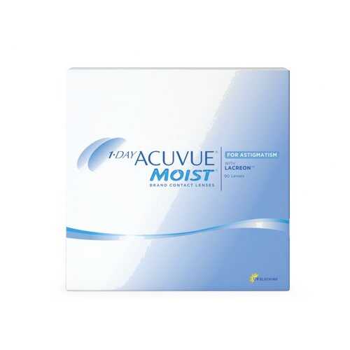 Контактные линзы 1-Day Acuvue Moist for Astigmatism 90 линз -2,00/-1,25/10 в Горздрав