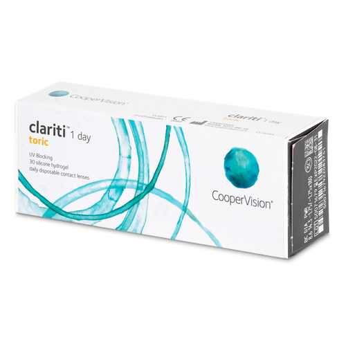 Контактные линзы Clariti 1 day toric 30 линз R 8,6 -2,25/-2,25/180 в Горздрав