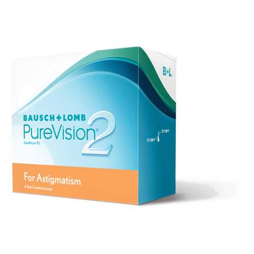 Контактные линзы PureVision 2 for Astigmatism 3 линзы -2,25/-2,25/150 в Горздрав