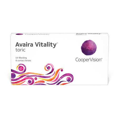Линзы контактные CooperVision Avaira Vitality toric 6 шт. -5,25/2,25/10 в Горздрав