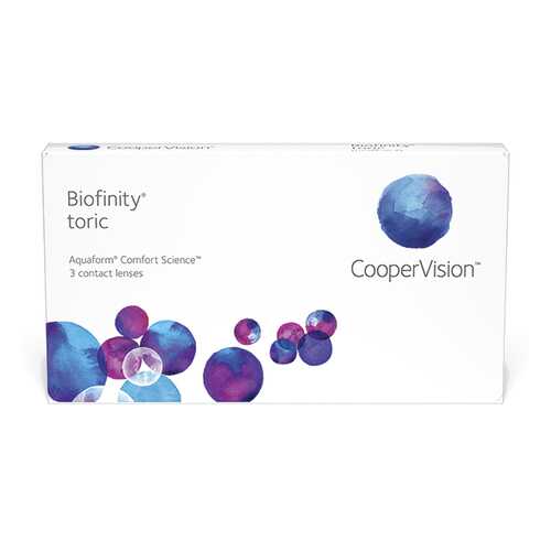 Линзы контактные CooperVision Biofinity Toric 3 шт. -4,25/0,75/80 в Горздрав