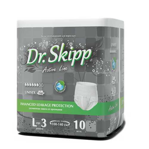 Белье впитывающее для взрослых Dr. Skipp Active Line размер L 10 шт. в Горздрав