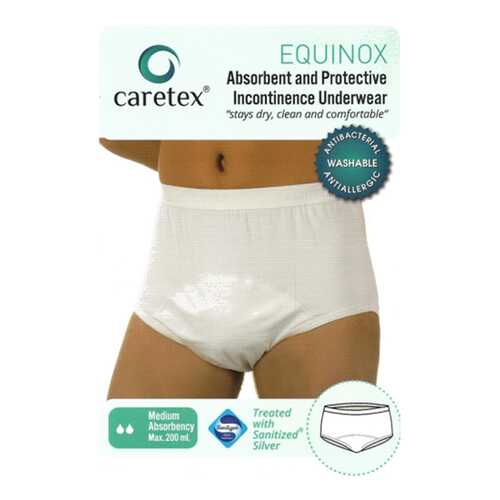 Многоразовые впитывающие трусы Caretex Equinox Gentug Textile S, черные в Горздрав