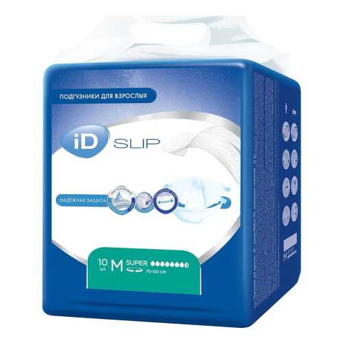 Подгузники для взрослых iD SLIP M 10 шт в Горздрав
