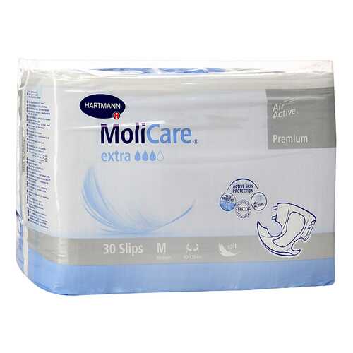 Подгузники для взрослых, M, 30 шт. MoliCare Premium Extra в Горздрав