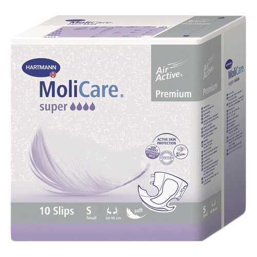 Подгузники для взрослых, S, 10 шт. MoliCare Premium Super в Горздрав