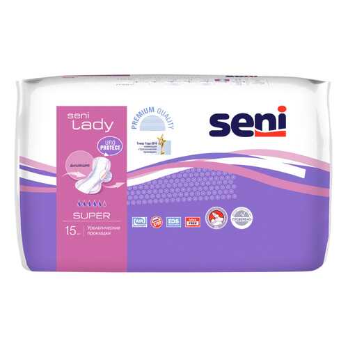 Прокладки урологические SENI Lady Super SU15-RU2 15 шт. в Горздрав