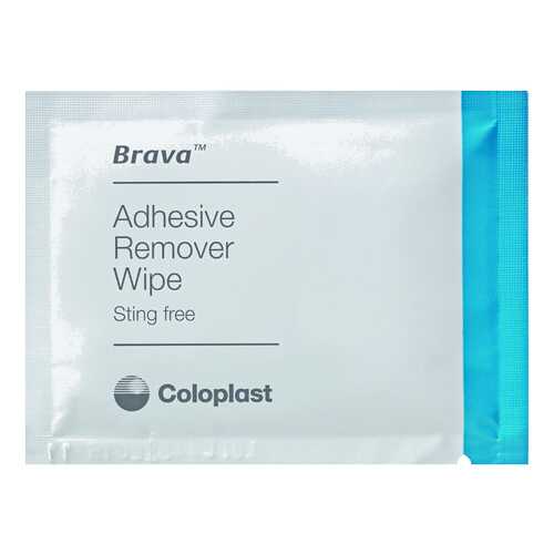 Очиститель для удаления адгезивов, салфетка Coloplast Brava в Горздрав