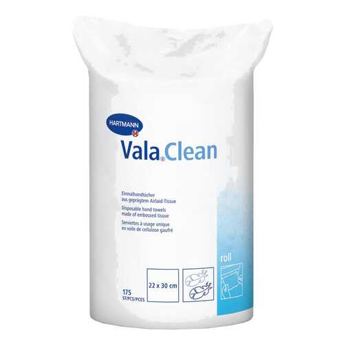 Одноразовые полотенца в рулоне, 22х30 см Vala Clean Roll в Горздрав