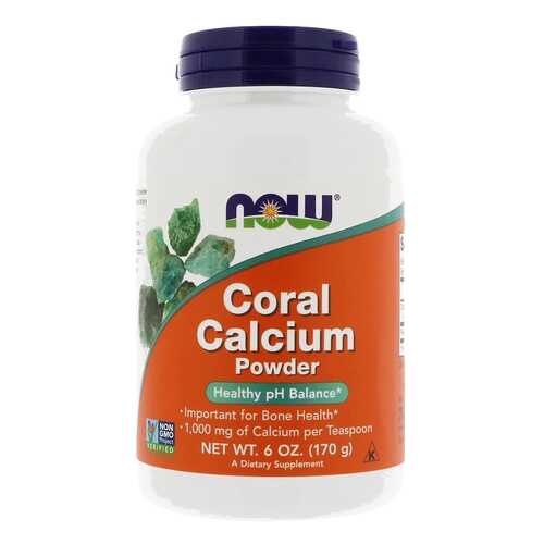 Кальций NOW Coral Calcium Powder 170 г в Горздрав