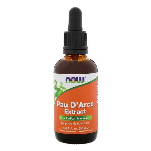 Добавка для иммунитета NOW Pau D'Arco Extract 60 мл натуральный в Горздрав