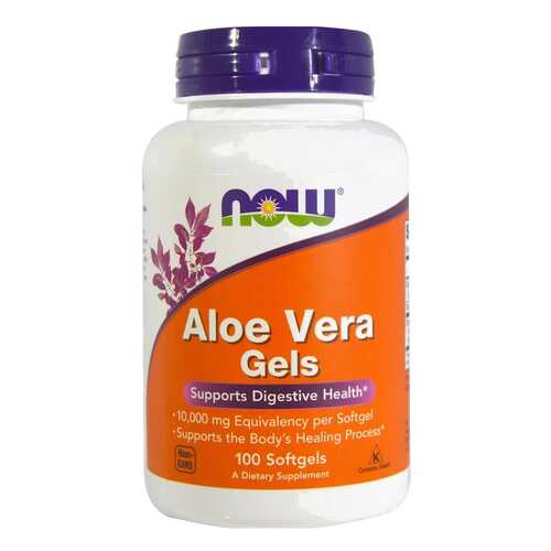 Добавка для здоровья NOW Aloe Vera Gels 100 капс. натуральный в Горздрав