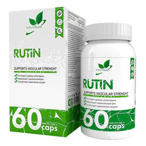 Добавка Рутин для сердца и сосудов NaturalSupp Rutin капсулы 60 шт. в Горздрав