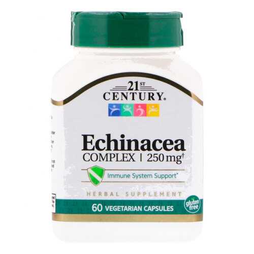 Экстракт эхинацеи 21ST CENTURY Echinacea вег. капсулы 60 шт. в Горздрав