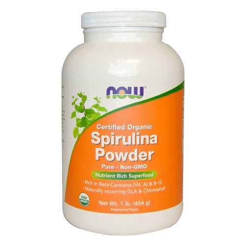 Добавка для здоровья NOW Spirulina Powder 454 г натуральный в Горздрав