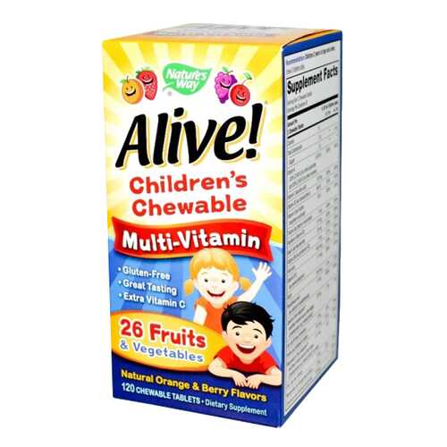 Витаминный комплекс Nature's Way Alive! 120 табл. в Горздрав