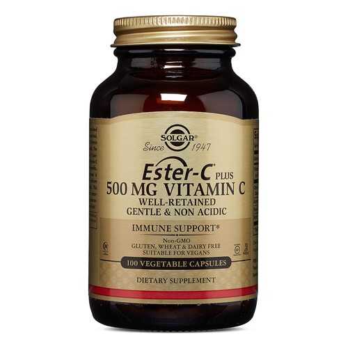 Витамин C Solgar Ester-C Plus Vitamin C 100 капс. в Горздрав