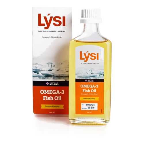 Рыбий жир Lysi Омега-3 со вкусом лимона 240 мл в Горздрав