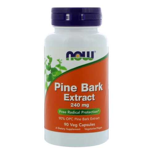 Антиоксидант NOW Pine Bark Extract 90 капсул в Горздрав
