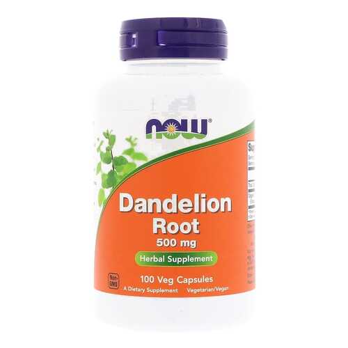 Добавка для здоровья NOW Dandelion Root 100 капс. натуральный в Горздрав