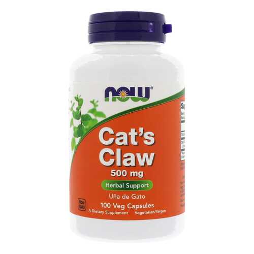 Now Cat's Claw 500 мг 100 капсул в Горздрав