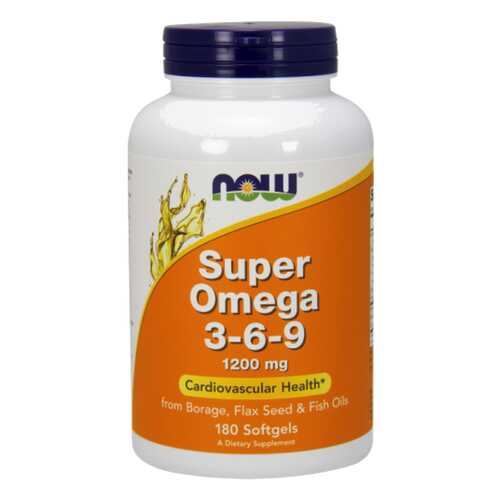 Omega 3-6-9 NOW Super 180 капс. в Горздрав