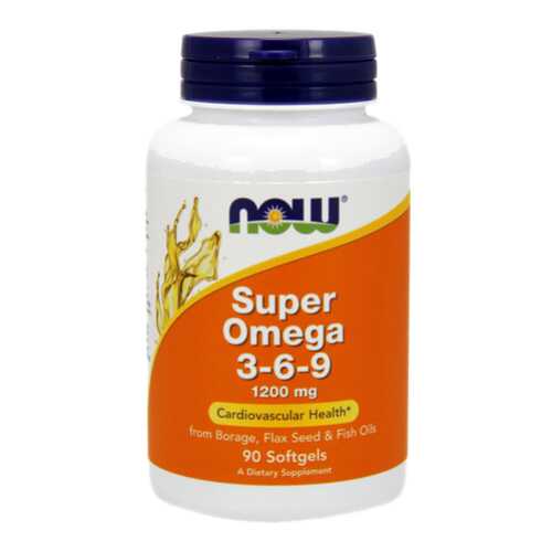 Omega 3-6-9 NOW Super 90 капс. в Горздрав