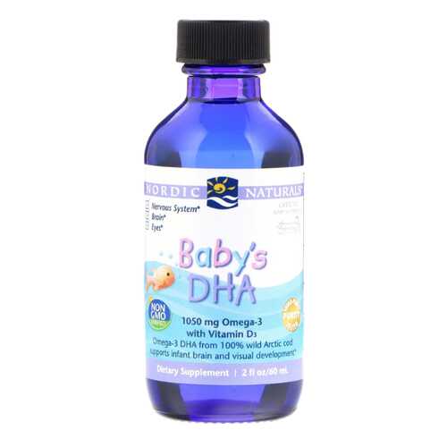 Omega-3 Nordic Naturals Baby's Dha With Vitamin D3 60 мл в Горздрав