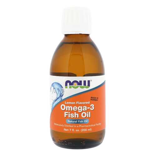 Рыбий жир Omega 3 Now 200 мл лимон в Горздрав