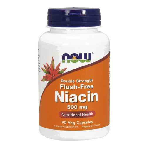 Витамин B NOW Niacin Flush-Free 90 капс. в Горздрав