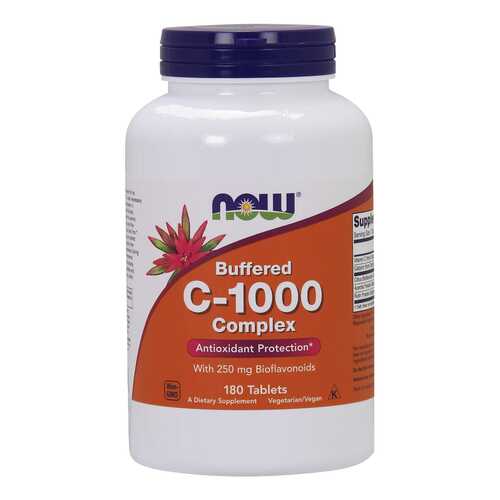 Витамин C NOW C-1000 Complex Buffered 180 табл. в Горздрав